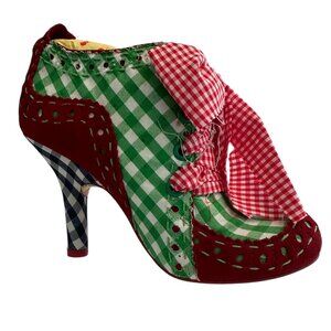 IRREGULAR CHOICE Abigail’s Party – Red Green Combo size 7.5